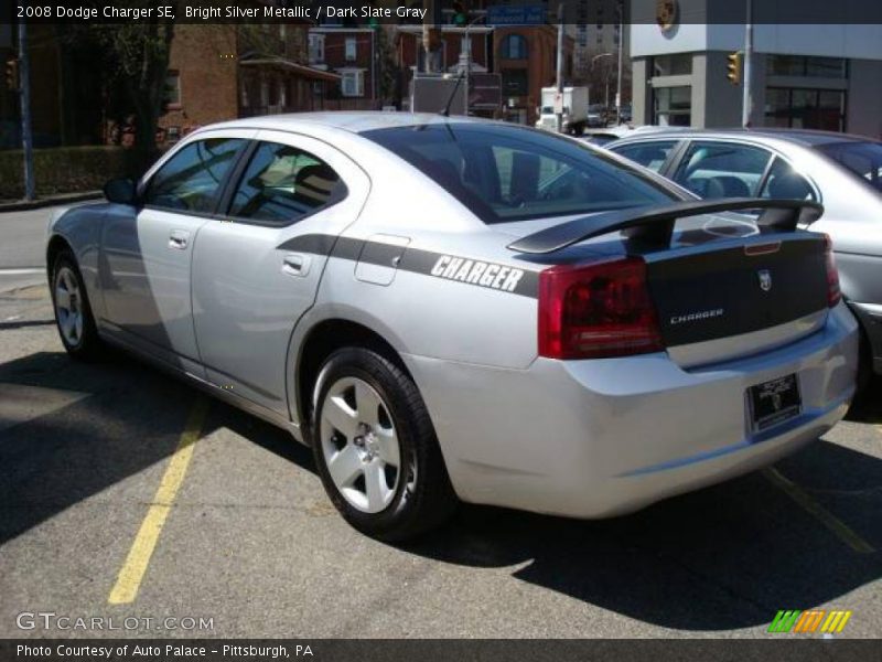 Bright Silver Metallic / Dark Slate Gray 2008 Dodge Charger SE