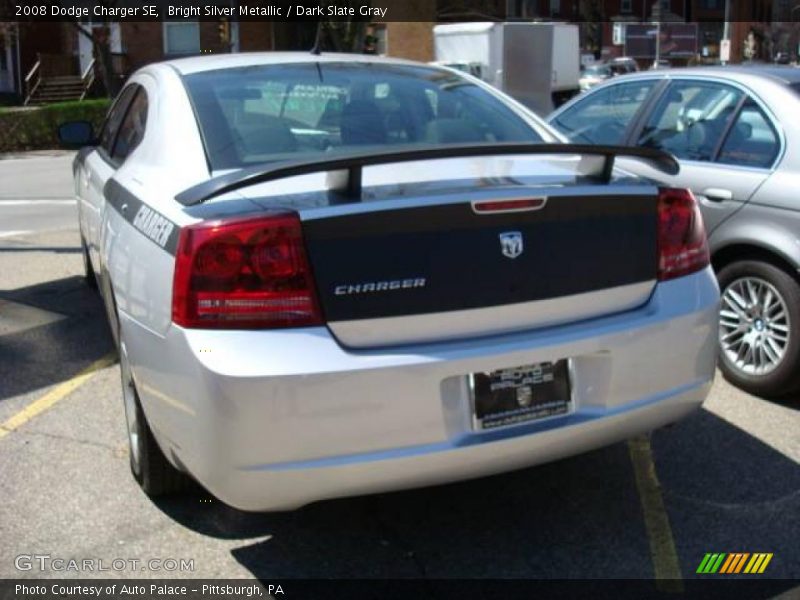 Bright Silver Metallic / Dark Slate Gray 2008 Dodge Charger SE