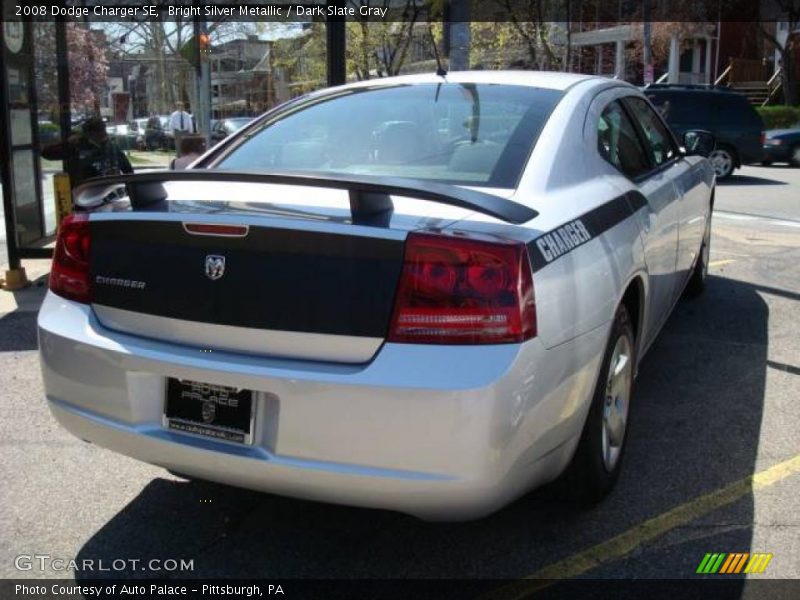 Bright Silver Metallic / Dark Slate Gray 2008 Dodge Charger SE