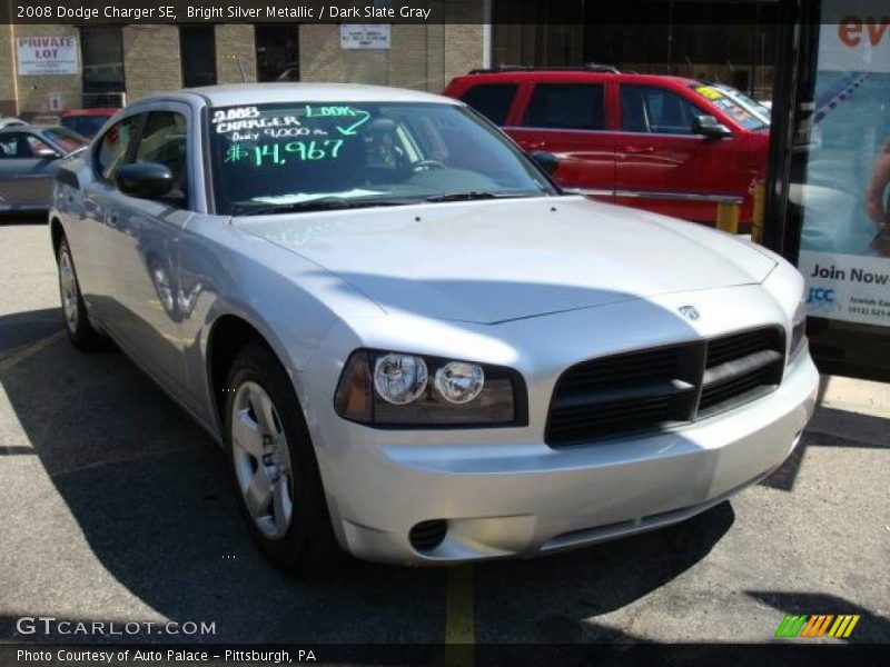 Bright Silver Metallic / Dark Slate Gray 2008 Dodge Charger SE
