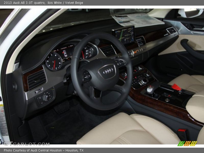 Ibis White / Velvet Beige 2013 Audi A8 3.0T quattro