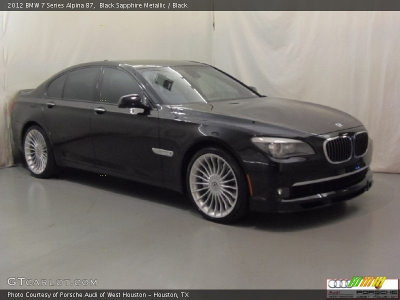 Black Sapphire Metallic / Black 2012 BMW 7 Series Alpina B7