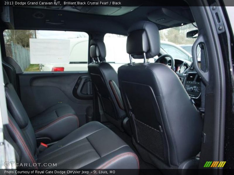 Brilliant Black Crystal Pearl / Black 2013 Dodge Grand Caravan R/T
