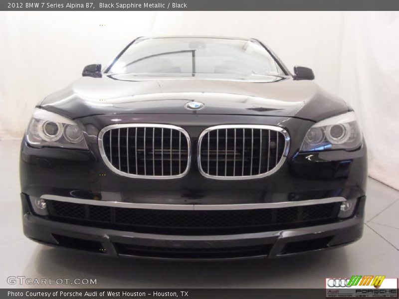 Black Sapphire Metallic / Black 2012 BMW 7 Series Alpina B7