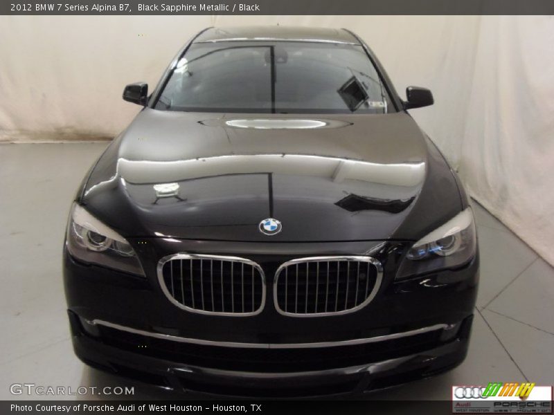 Black Sapphire Metallic / Black 2012 BMW 7 Series Alpina B7