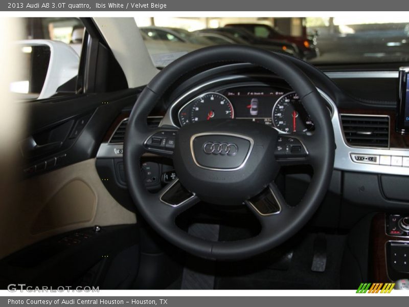 Ibis White / Velvet Beige 2013 Audi A8 3.0T quattro