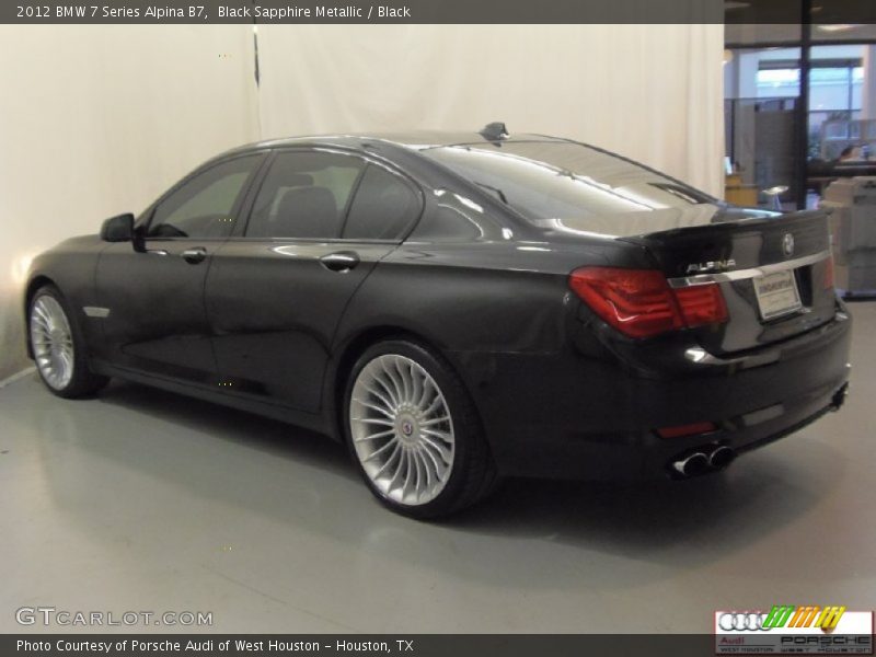 Black Sapphire Metallic / Black 2012 BMW 7 Series Alpina B7
