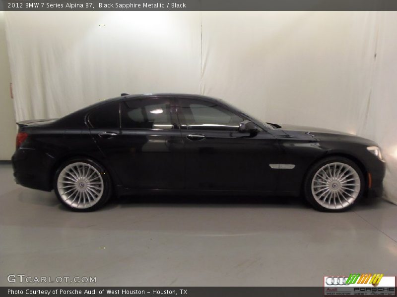 Black Sapphire Metallic / Black 2012 BMW 7 Series Alpina B7