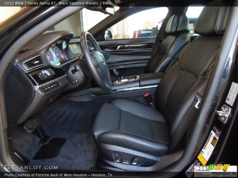 Black Sapphire Metallic / Black 2012 BMW 7 Series Alpina B7