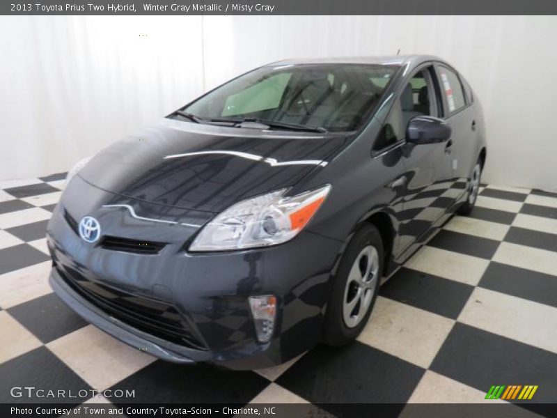 Winter Gray Metallic / Misty Gray 2013 Toyota Prius Two Hybrid