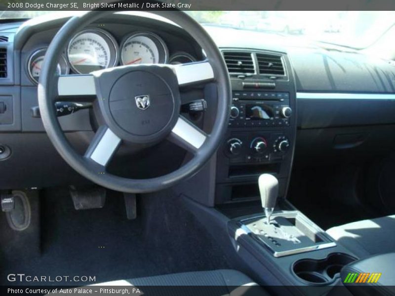 Bright Silver Metallic / Dark Slate Gray 2008 Dodge Charger SE