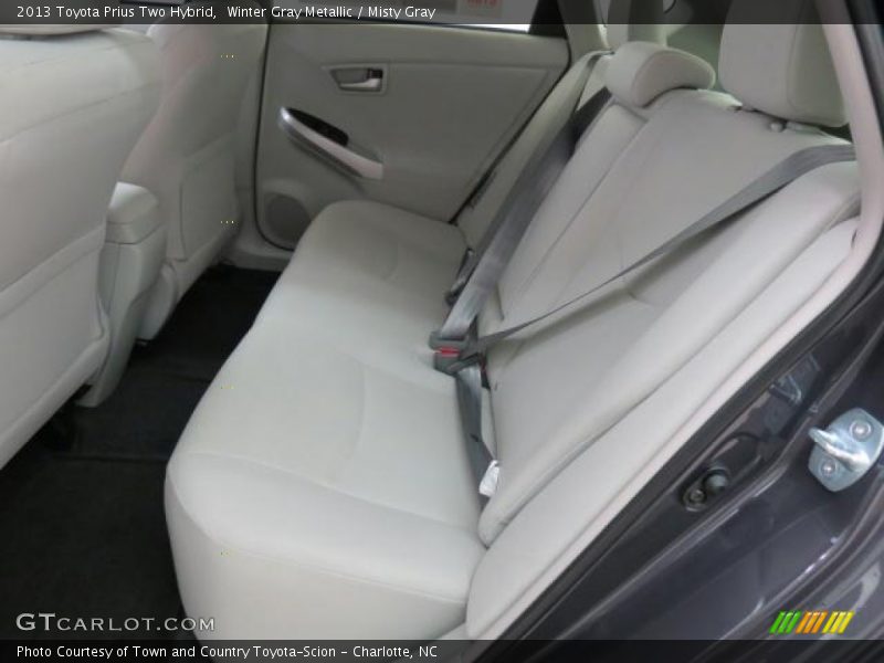 Winter Gray Metallic / Misty Gray 2013 Toyota Prius Two Hybrid