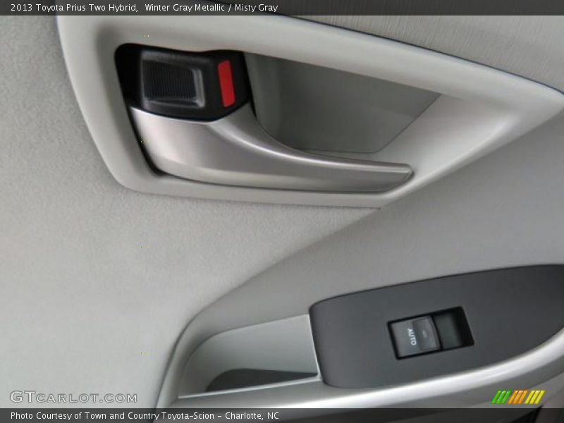 Winter Gray Metallic / Misty Gray 2013 Toyota Prius Two Hybrid