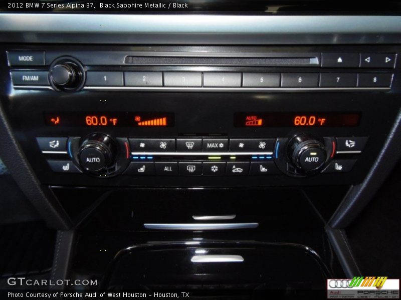 Black Sapphire Metallic / Black 2012 BMW 7 Series Alpina B7