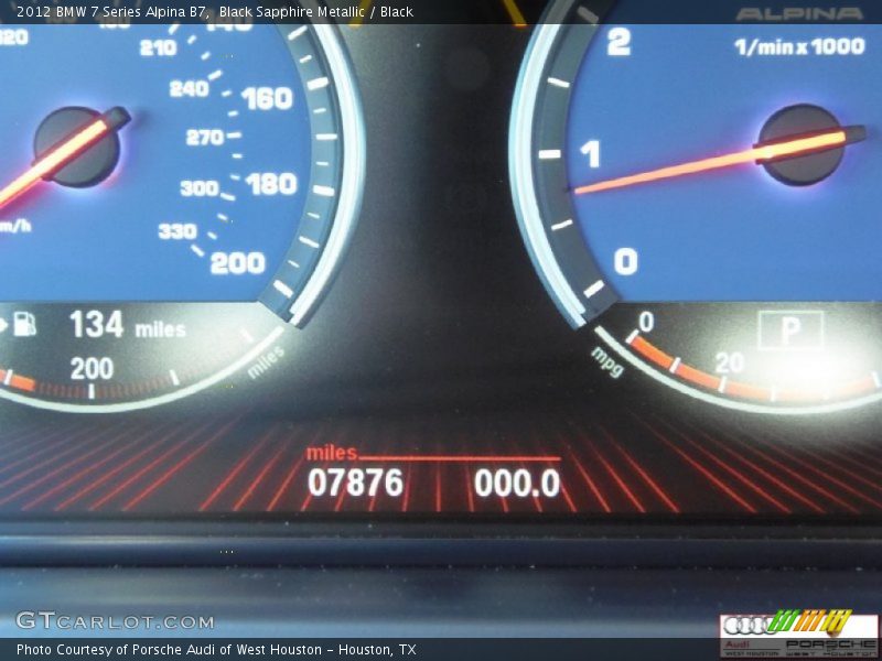 Black Sapphire Metallic / Black 2012 BMW 7 Series Alpina B7