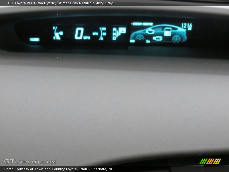 Winter Gray Metallic / Misty Gray 2013 Toyota Prius Two Hybrid