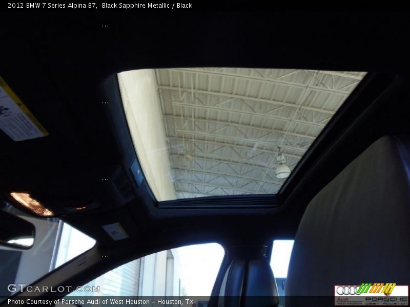 Black Sapphire Metallic / Black 2012 BMW 7 Series Alpina B7