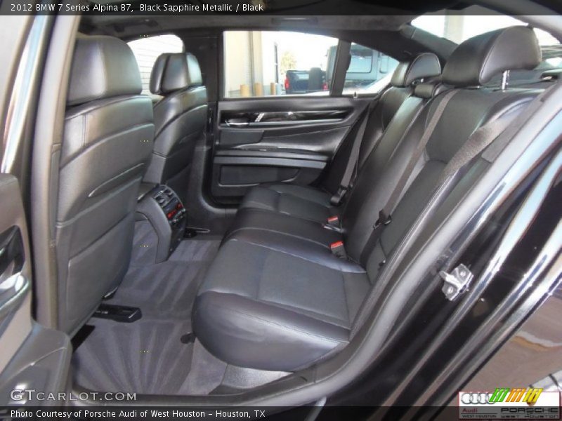 Black Sapphire Metallic / Black 2012 BMW 7 Series Alpina B7