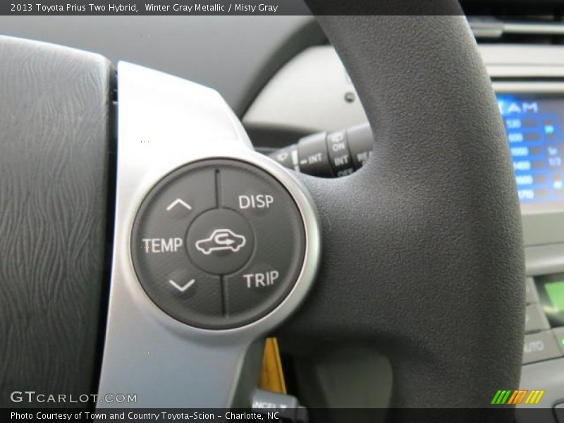 Winter Gray Metallic / Misty Gray 2013 Toyota Prius Two Hybrid