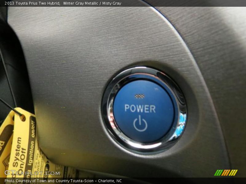 Winter Gray Metallic / Misty Gray 2013 Toyota Prius Two Hybrid