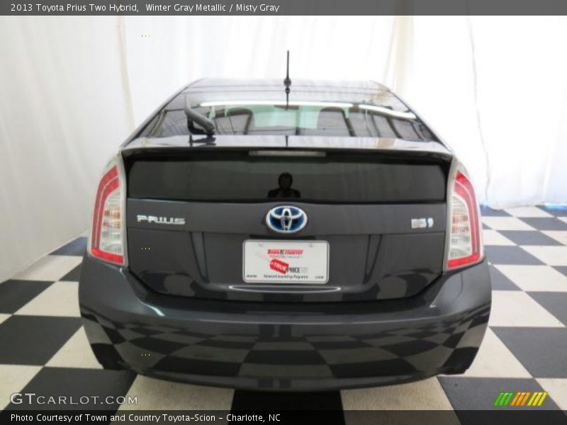 Winter Gray Metallic / Misty Gray 2013 Toyota Prius Two Hybrid