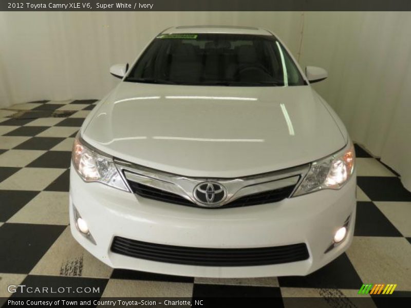 Super White / Ivory 2012 Toyota Camry XLE V6