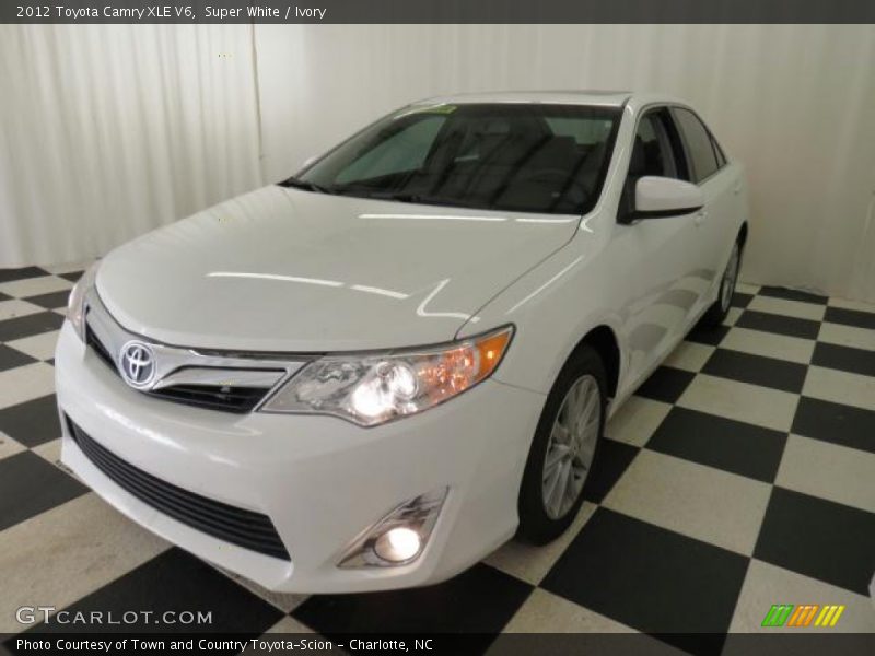Super White / Ivory 2012 Toyota Camry XLE V6