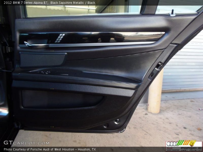 Black Sapphire Metallic / Black 2012 BMW 7 Series Alpina B7