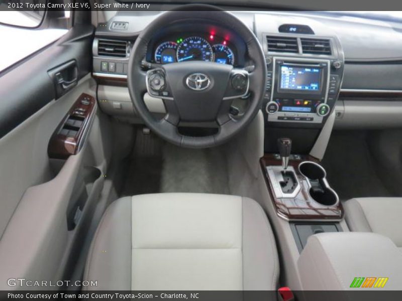 Super White / Ivory 2012 Toyota Camry XLE V6