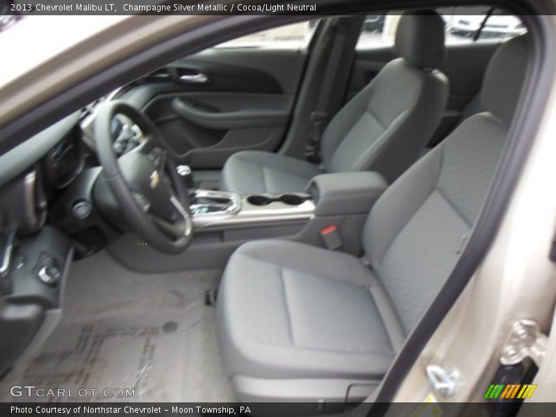 Champagne Silver Metallic / Cocoa/Light Neutral 2013 Chevrolet Malibu LT