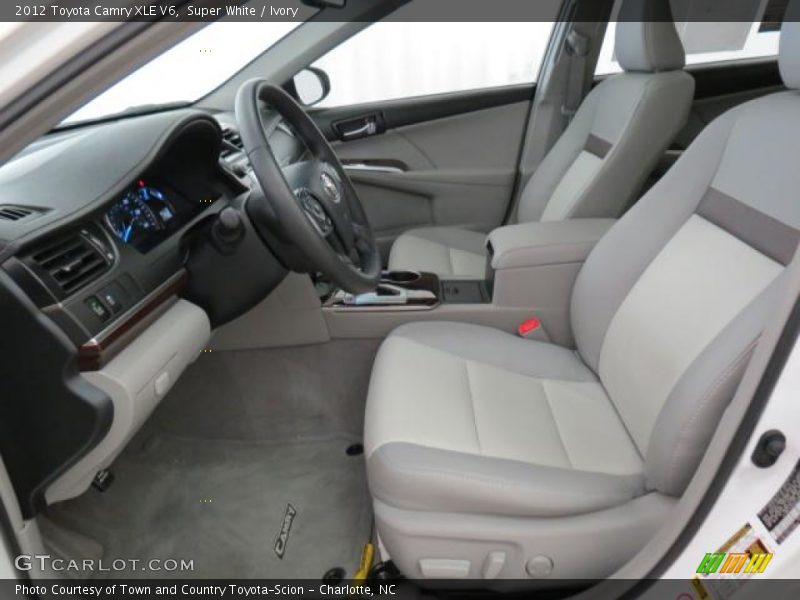 Super White / Ivory 2012 Toyota Camry XLE V6