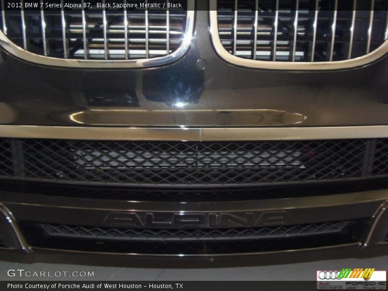 Black Sapphire Metallic / Black 2012 BMW 7 Series Alpina B7