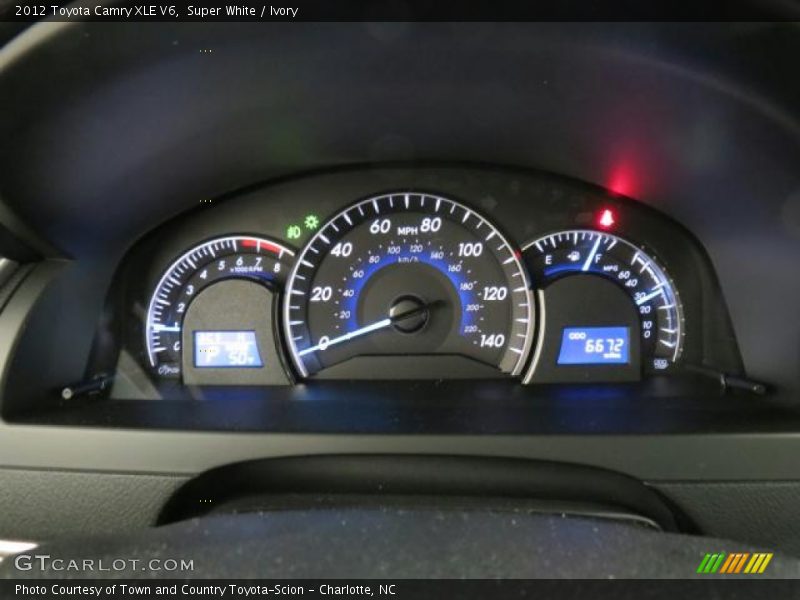 Super White / Ivory 2012 Toyota Camry XLE V6