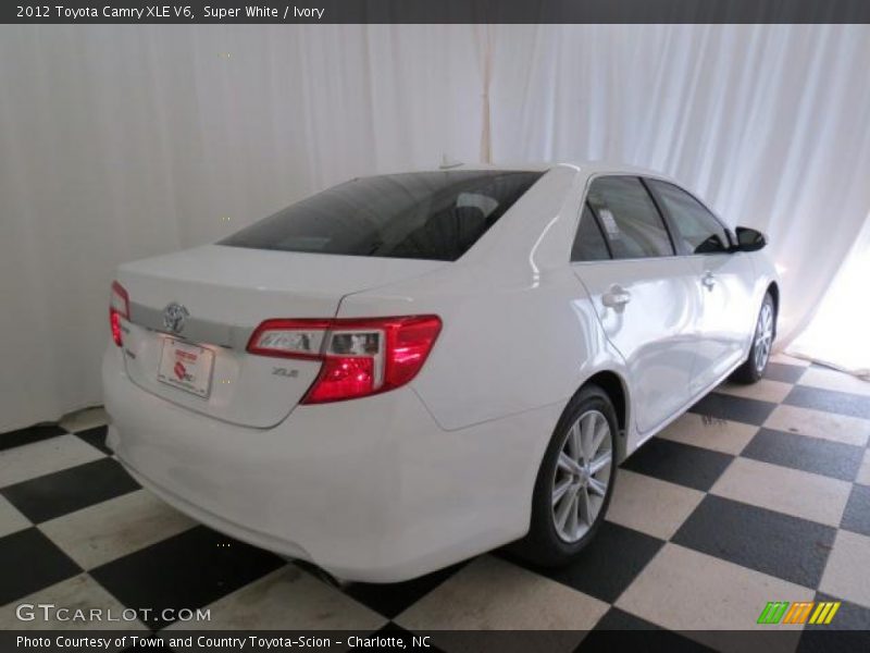 Super White / Ivory 2012 Toyota Camry XLE V6