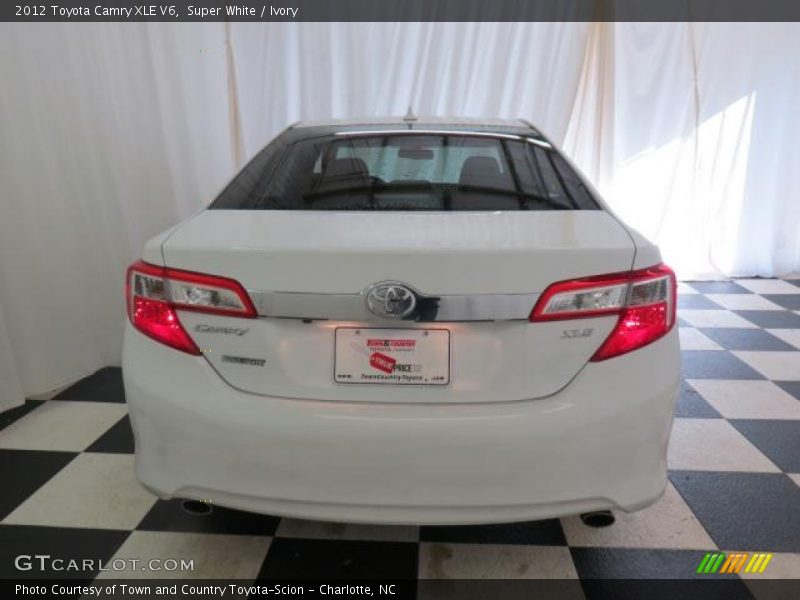 Super White / Ivory 2012 Toyota Camry XLE V6