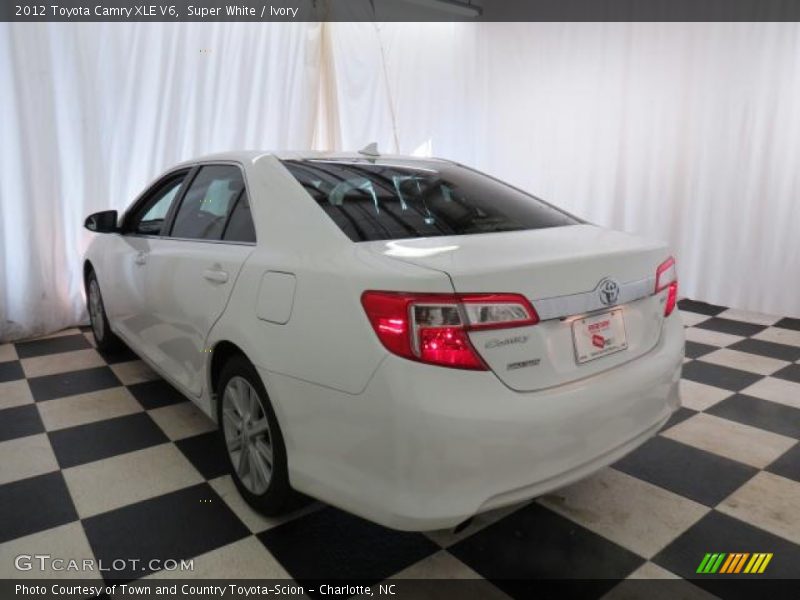Super White / Ivory 2012 Toyota Camry XLE V6
