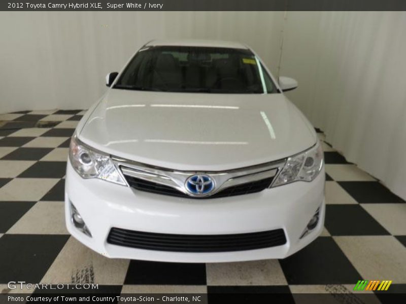Super White / Ivory 2012 Toyota Camry Hybrid XLE