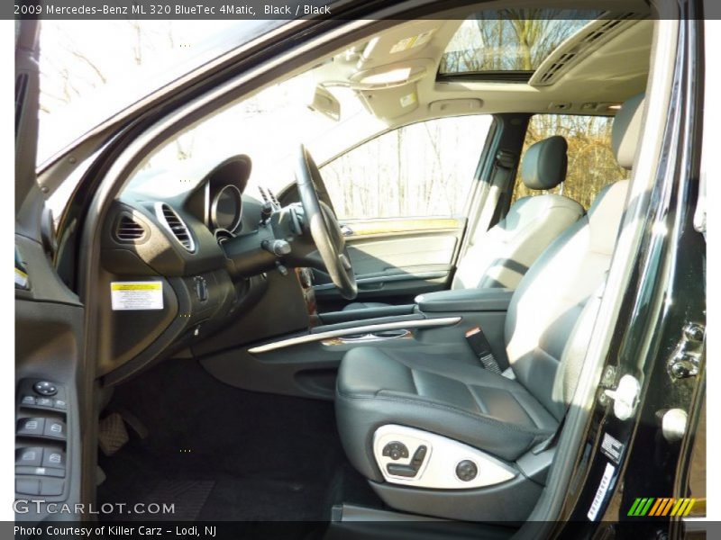 Black / Black 2009 Mercedes-Benz ML 320 BlueTec 4Matic