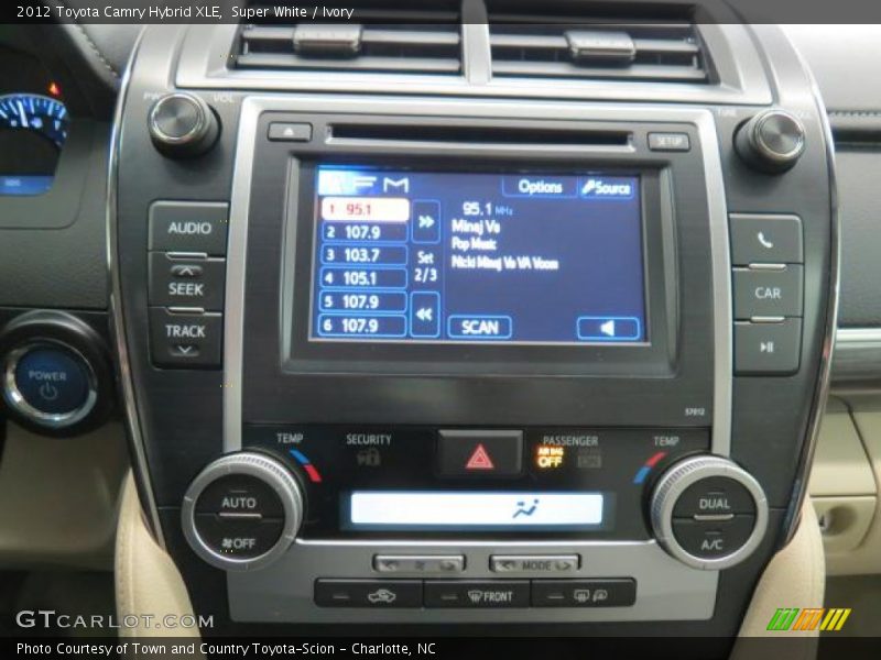Super White / Ivory 2012 Toyota Camry Hybrid XLE