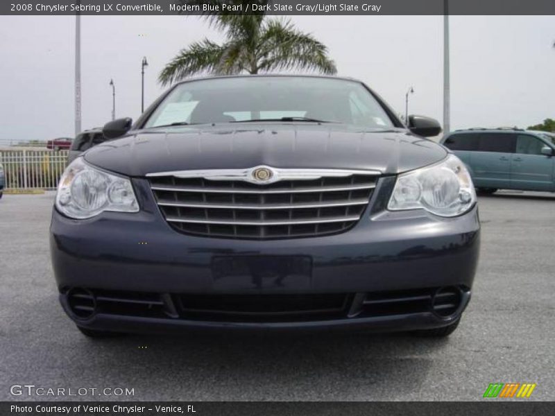 Modern Blue Pearl / Dark Slate Gray/Light Slate Gray 2008 Chrysler Sebring LX Convertible