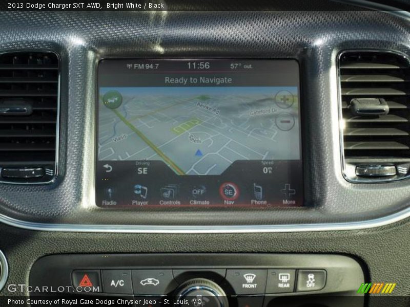 Navigation of 2013 Charger SXT AWD