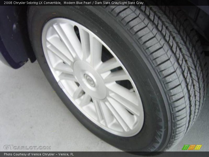 Modern Blue Pearl / Dark Slate Gray/Light Slate Gray 2008 Chrysler Sebring LX Convertible