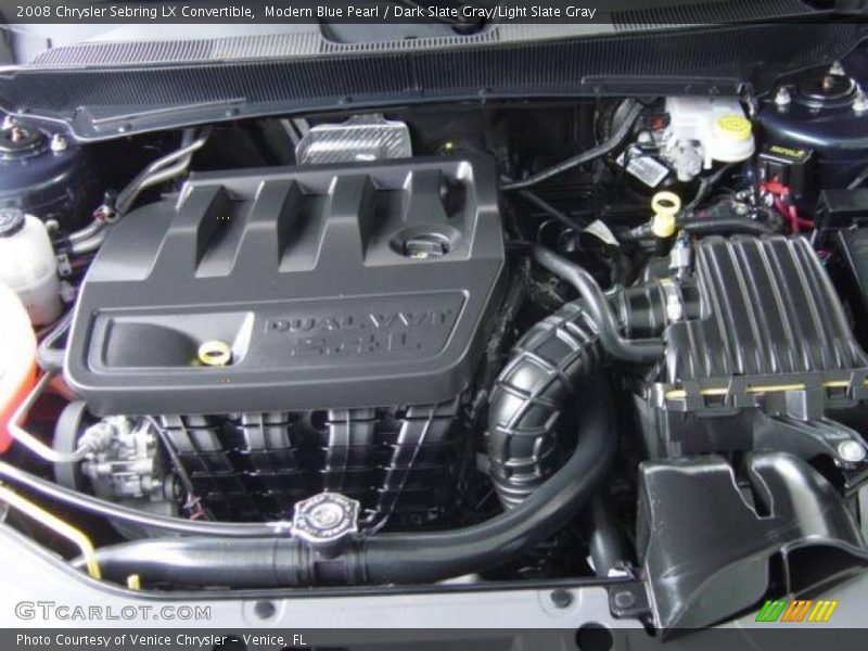 Modern Blue Pearl / Dark Slate Gray/Light Slate Gray 2008 Chrysler Sebring LX Convertible