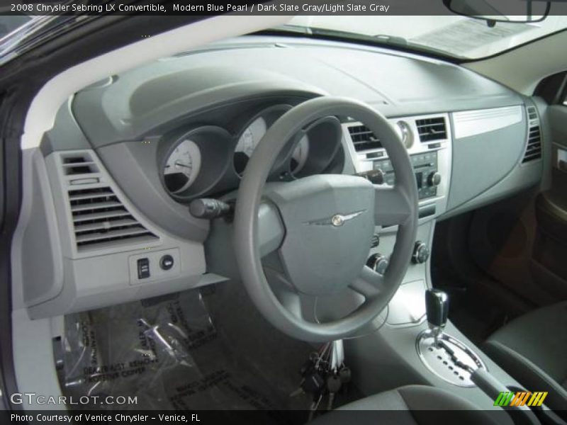 Modern Blue Pearl / Dark Slate Gray/Light Slate Gray 2008 Chrysler Sebring LX Convertible