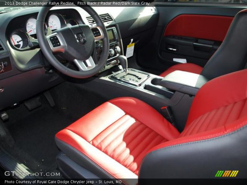 Radar Red/Dark Slate Gray Interior - 2013 Challenger Rallye Redline 