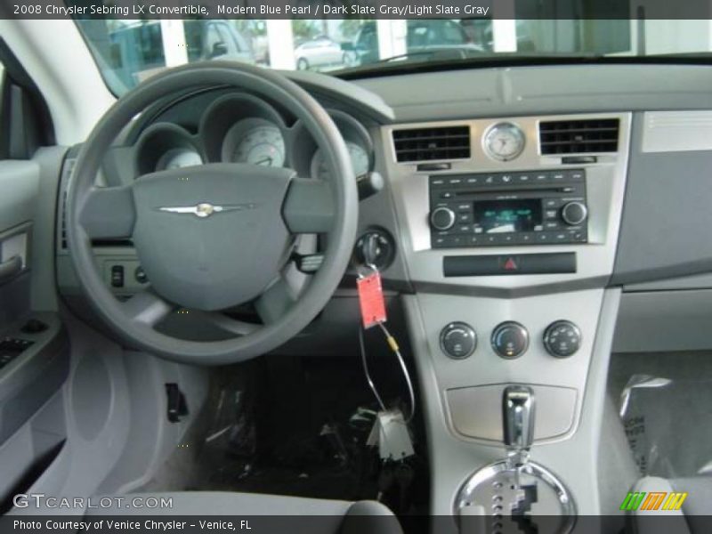 Modern Blue Pearl / Dark Slate Gray/Light Slate Gray 2008 Chrysler Sebring LX Convertible