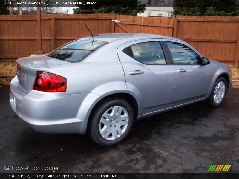 Billet Silver Metallic / Black 2013 Dodge Avenger SE