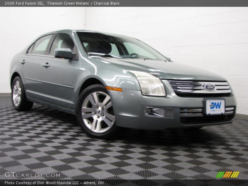 Titanium Green Metallic / Charcoal Black 2006 Ford Fusion SEL