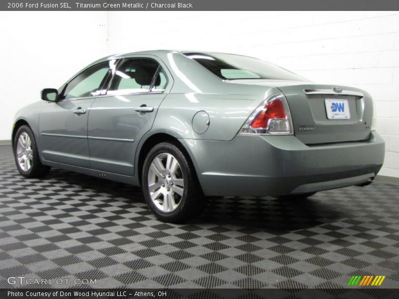 Titanium Green Metallic / Charcoal Black 2006 Ford Fusion SEL