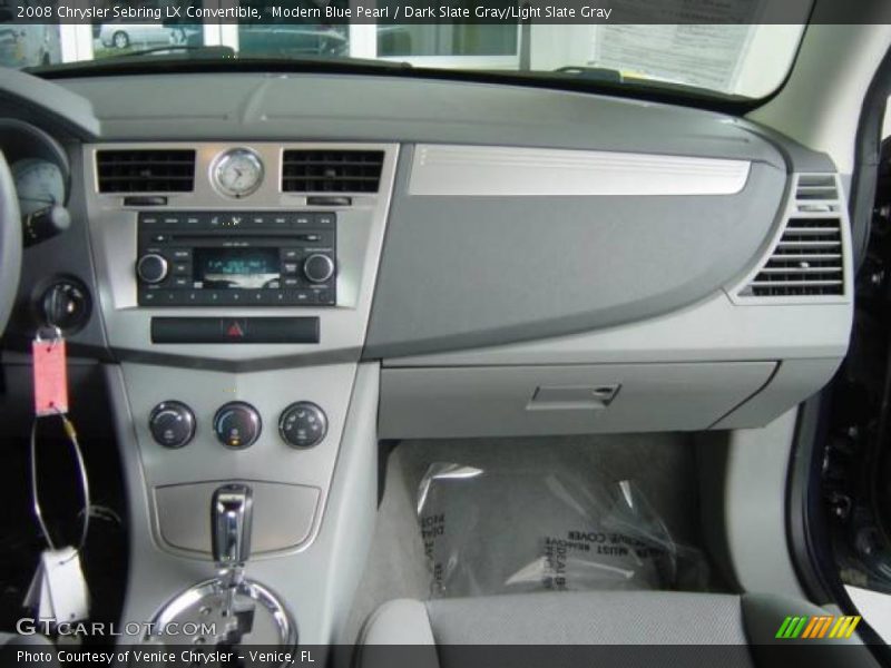 Modern Blue Pearl / Dark Slate Gray/Light Slate Gray 2008 Chrysler Sebring LX Convertible